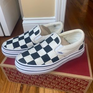 Women’s Vans Super ComfyCush Slip-On ‘Big Classics Checker’